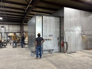 Custom Oven Extension, 48 feet, powder coat